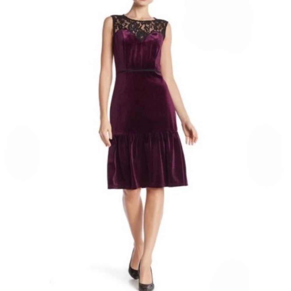Nanette Lepore “Moody Romance” Velvet Dress